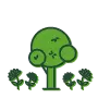 Green tree and shrubs icon symbolising improved property aesthetics and tidy garden space